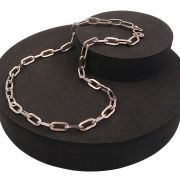 Oval link necklace