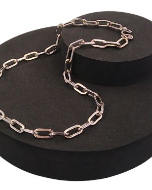 Oval link necklace