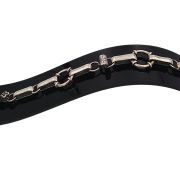 Hand-made bracelet with boltring clasp