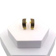 Elephant hair hoop earrings