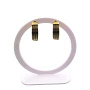 Elephant hair hoop earrings