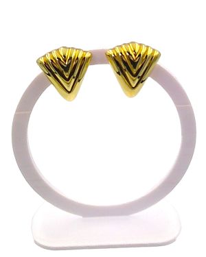 Chunky triangular earrings