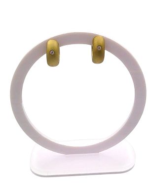 Chunky huggie earrings