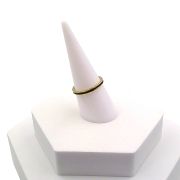 Gold and enamel ring