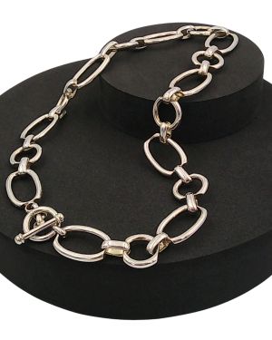 Solid, hand-made chain