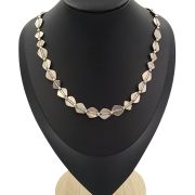 Stylized leaf design necklace