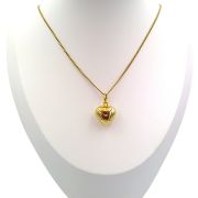 Puffy heart pendant