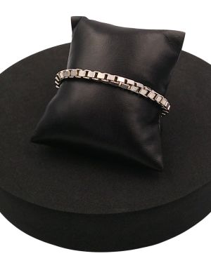 Square box link bracelet