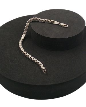 Square box link bracelet