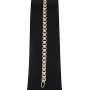 Square box link bracelet