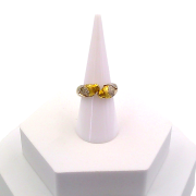 Ring with 2 x lion heads