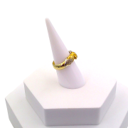 Ring with 2 x lion heads