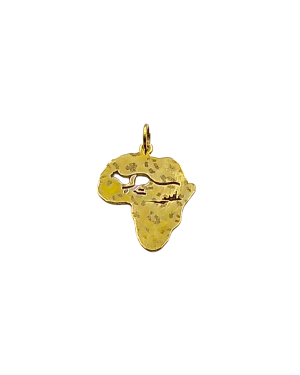 Map of Africa pendant