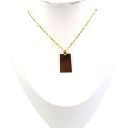 Rectangular name plate pendant