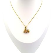 Elephant pendant with two elephants